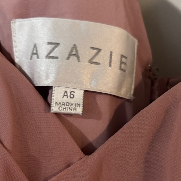 Azazie Dusty Rose Sleeveless Bridesmaid Dress - Picture 2 of 5